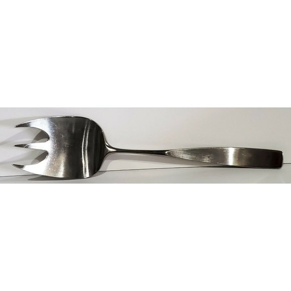 Towle Lauffer BEDFORD Cold Meat Serving Fork silverware 18/8 stainless Japan - Picture 2 of 11